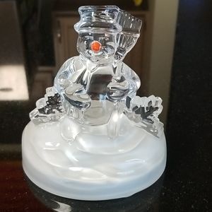 Crystal Musical Snowman